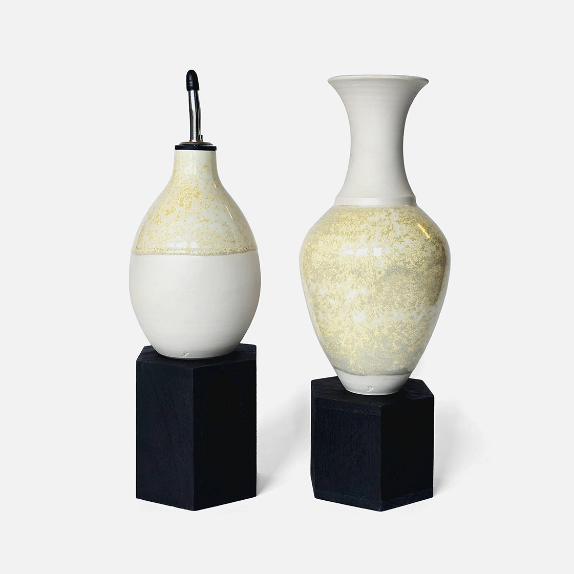 Gold Crystal Olive Oil/Vinegar Pourer