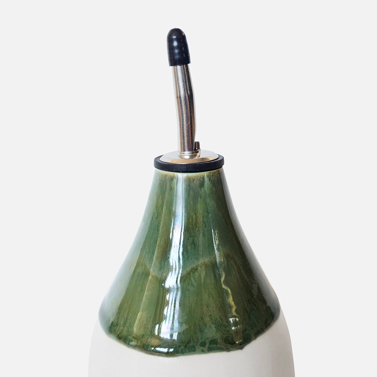 Rainforest Green Float Olive Oil/Vinegar Pourer