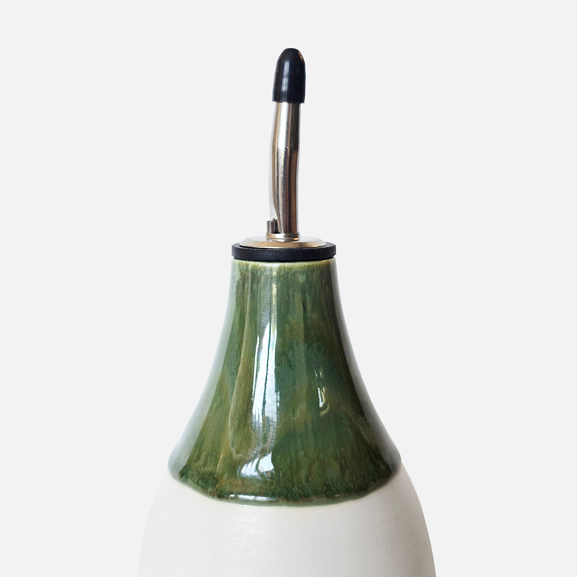 Rainforest Green Float Olive Oil/Vinegar Pourer