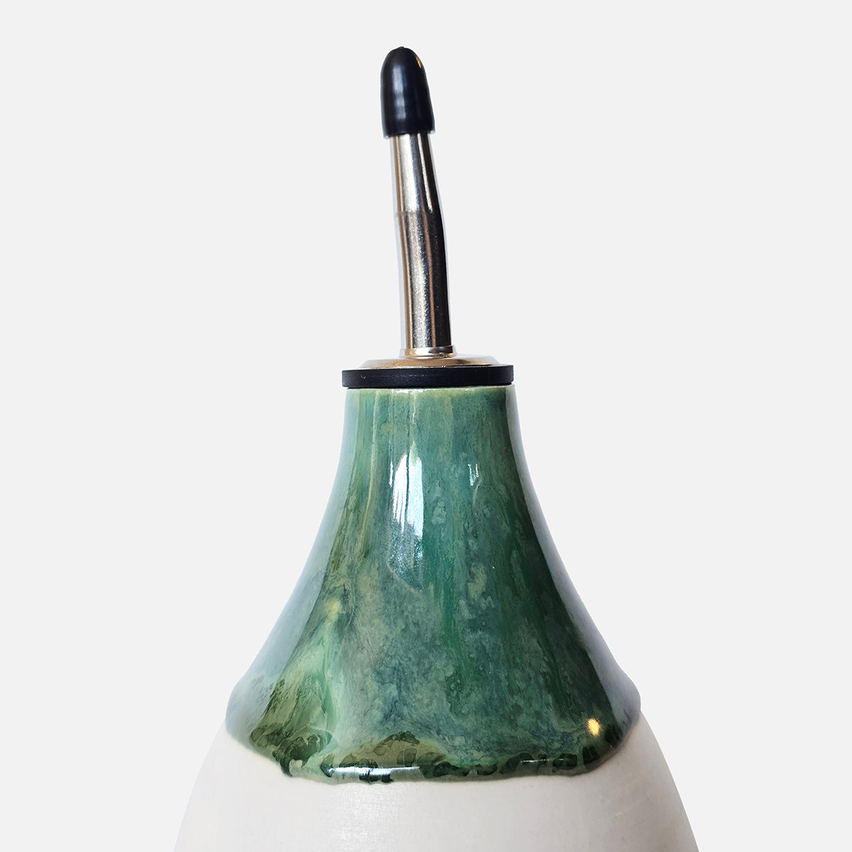 Green Float Olive Oil/Vinegar Pourer