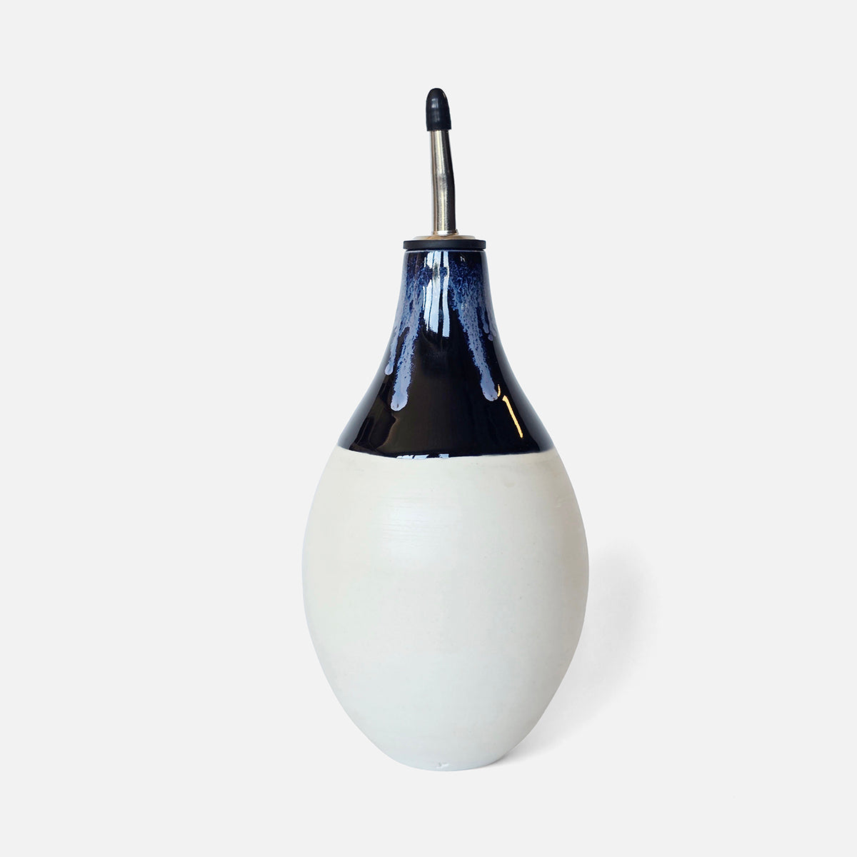 Black and Electric Blue Olive Oil/Vinegar Pourer