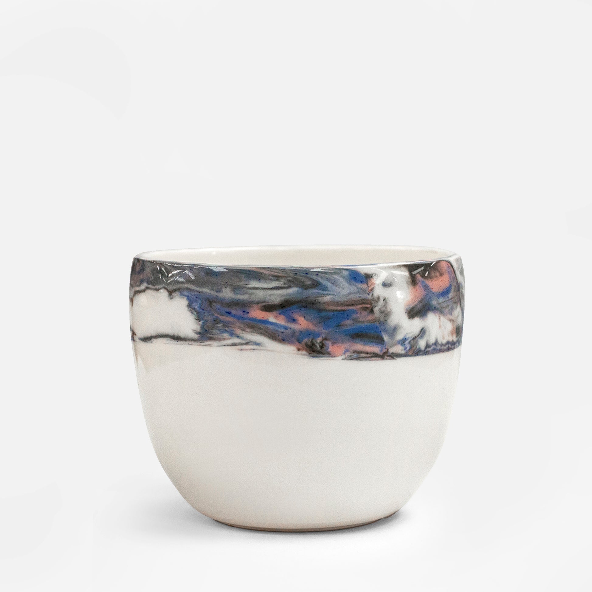 Handmade Nerikomi Porcelain Cup