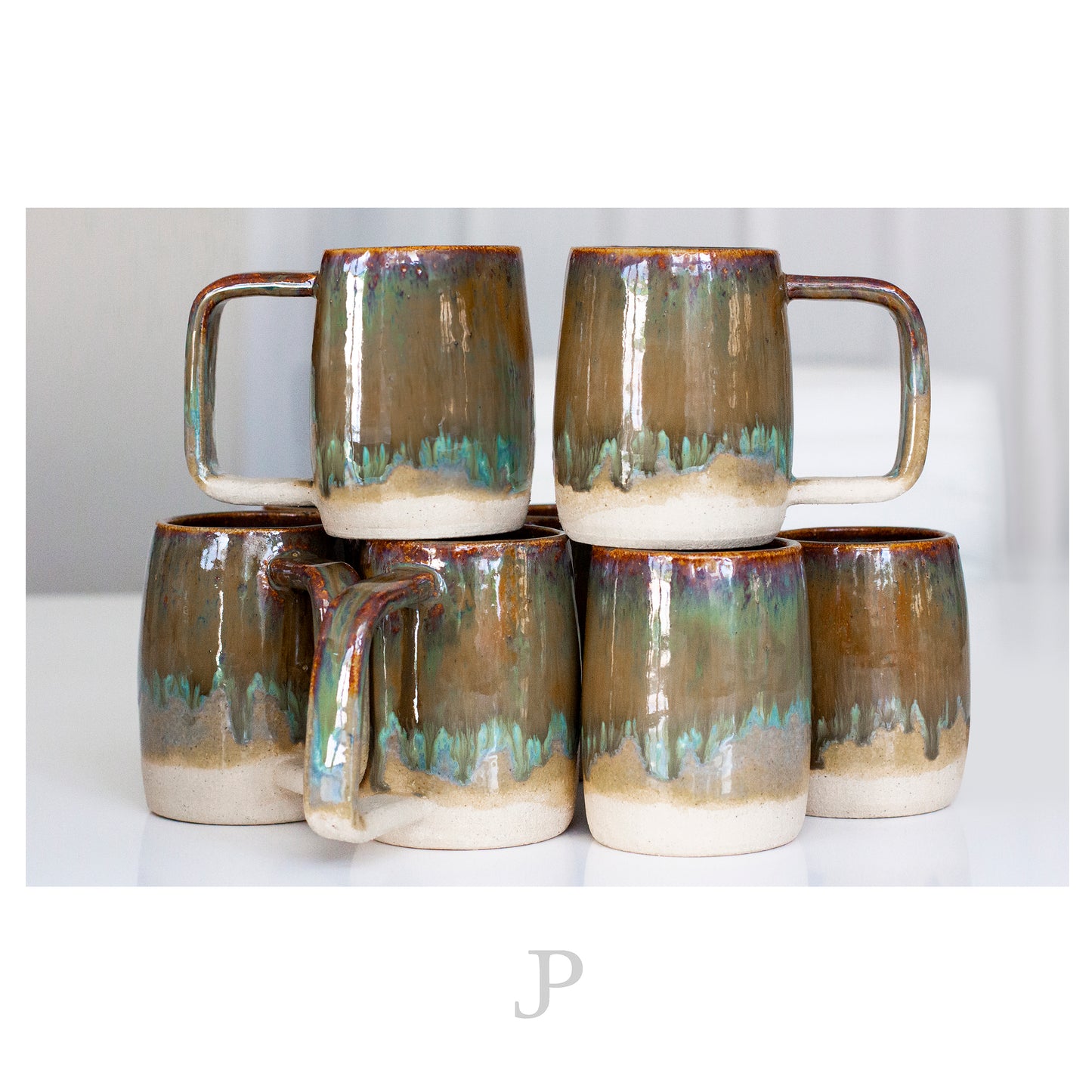 Handmade Stoneware Bronze Mug