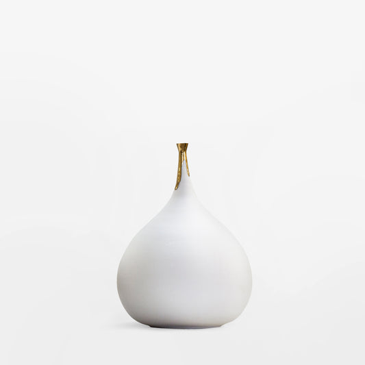 5 Porcelain Una Vase - 24 Carat Gold Drips