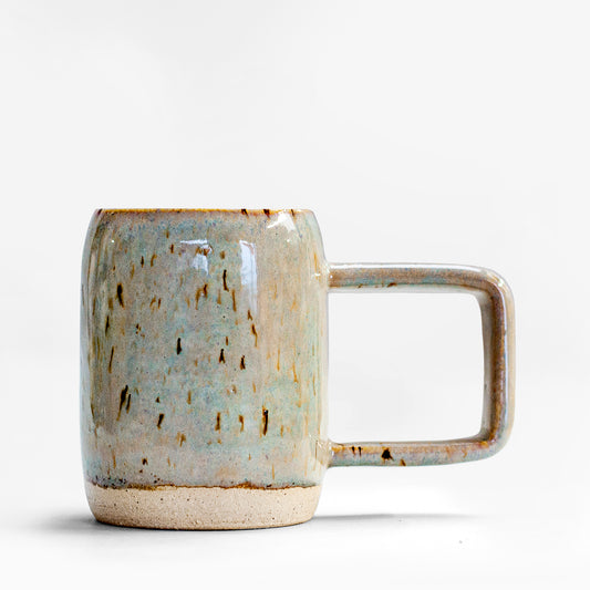 Handmade Stoneware Blue Mug