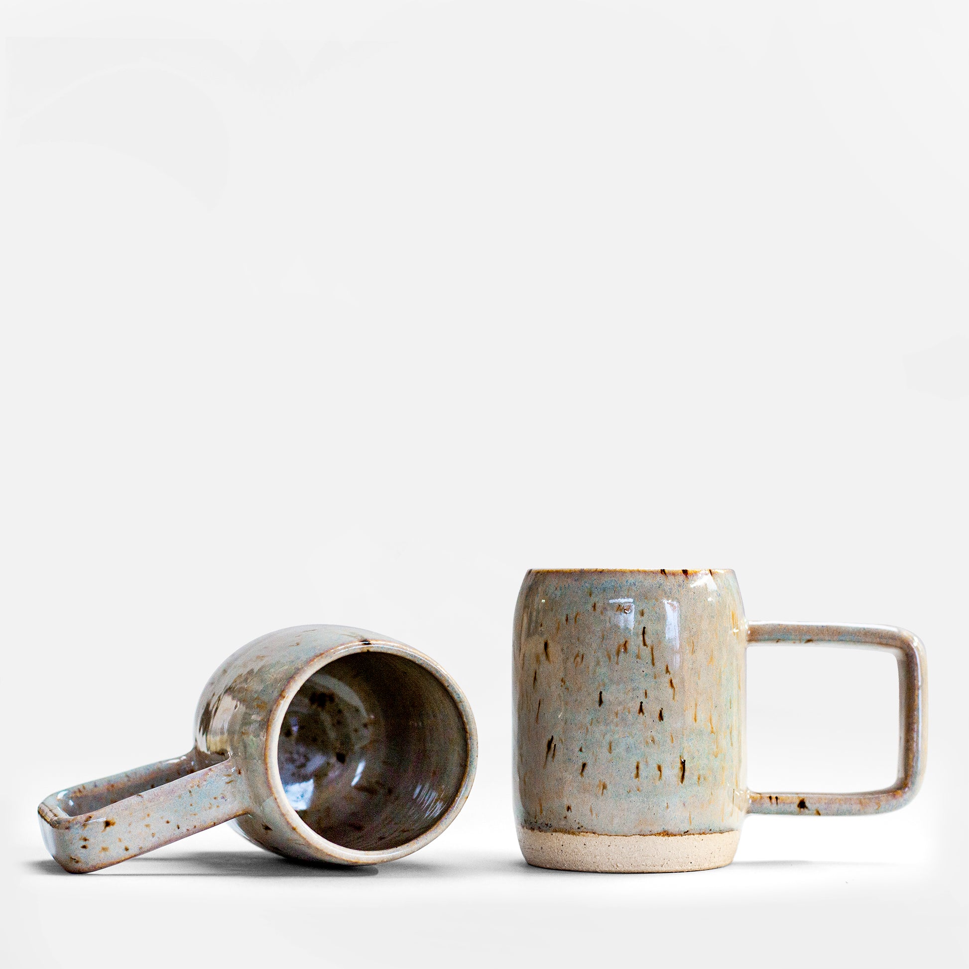 Handmade Stoneware Blue Mug