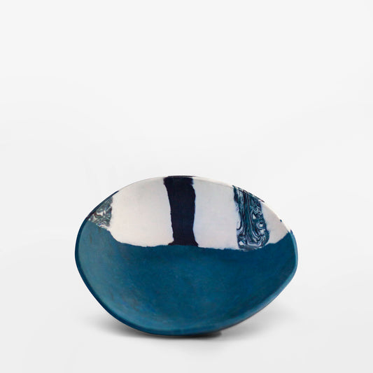 #5 Handmade Nerikomi Porcelain Bowl - Matte Finish