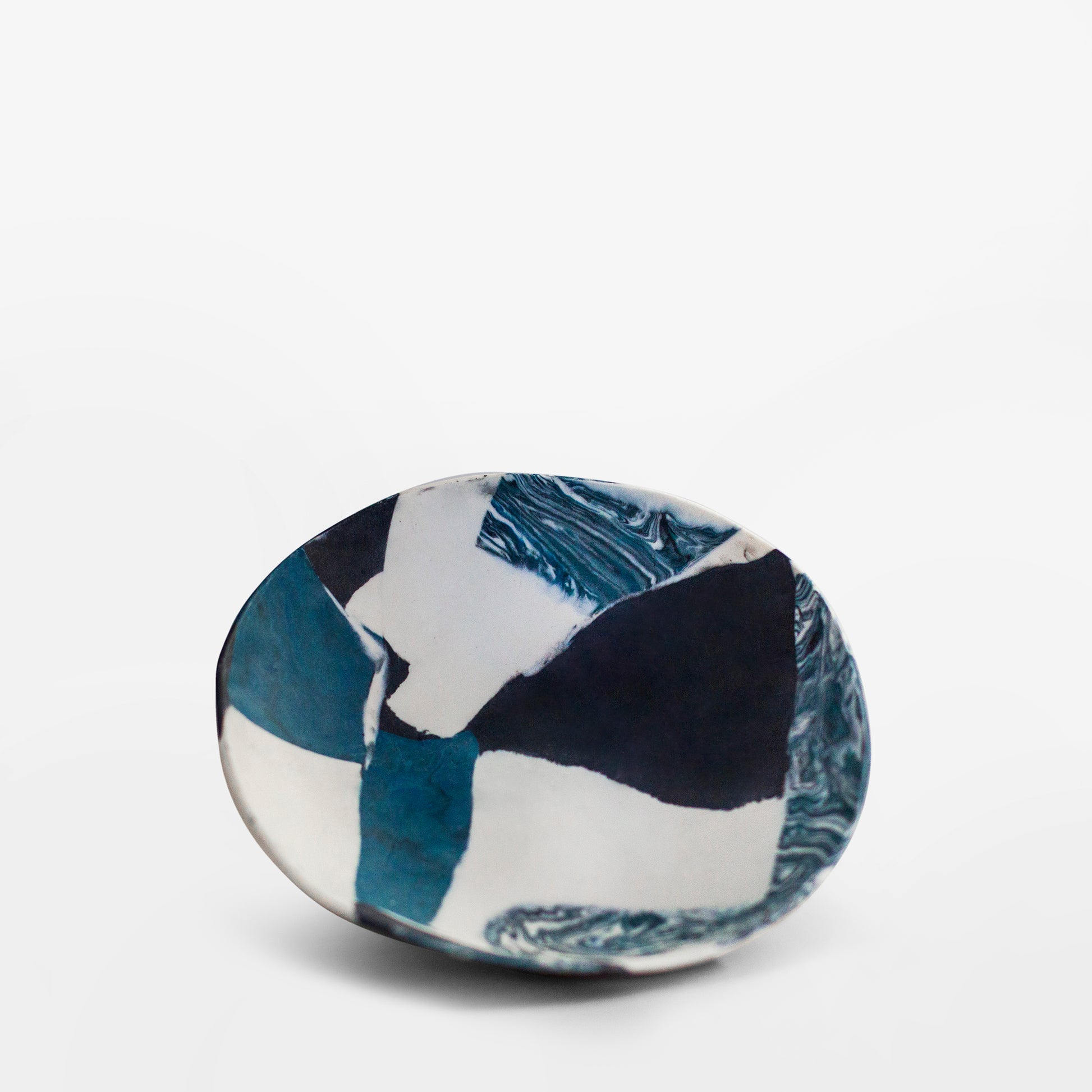 #8 Handmade Nerikomi Porcelain Bowl - Matte Finish