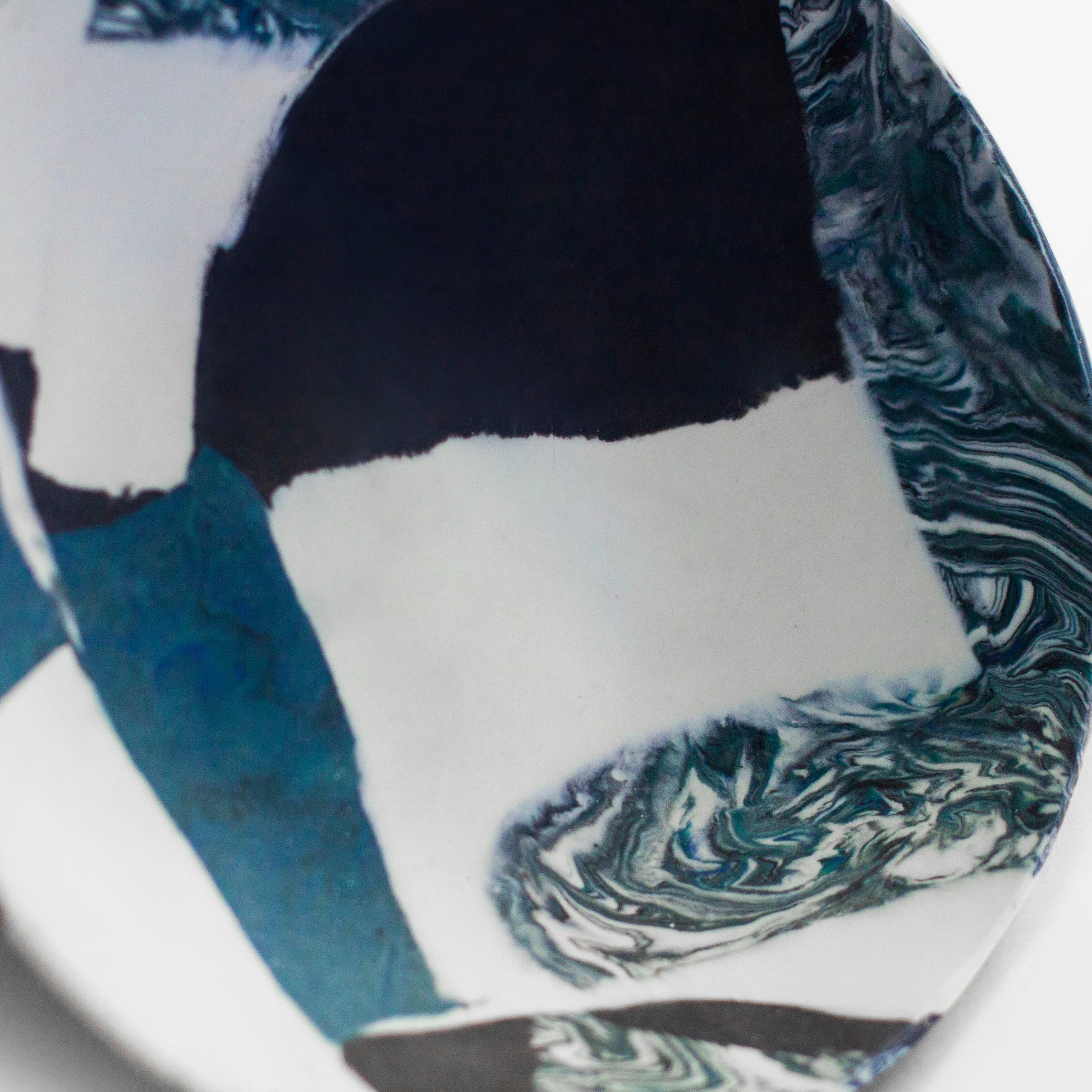 #8 Handmade Nerikomi Porcelain Bowl - Matte Finish